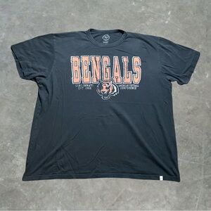 ☀️ 47 Cincinnati Bengals NFL Football Graphic Tee Mens Size XL Black/Orange